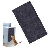 Teksome Scratcher Mat Cat, Adhesive Cat Wall Scratcher, 23.6x39.4 Inch Adhesive Trimmable Kitten Nail File Scratching Carpet for Wall Couch