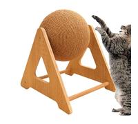 Teksome Scratching Ball for Cat, Cat Scratcher Spinner Ball, Wear-Resistant Pet Kitten Teething Toy for Small Medium Large Kitten Chinchillas Bunny
