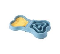 Teksome Slow Feeder Dog Bowls,Puzzle Portable Gentle Dishwasher Safe Supplies - Slow Down Eating Bowl - for Pet Puppy Home Travel Indoor Outdoor