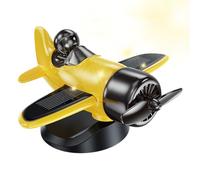 Teksome Solar Airplane Car Dashboard Ornament - Aircraft Model Cars Dashboard Decorations | Home Decorations for Travel Men Women Birthday Daily Christmas Private