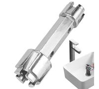 Teksome Tub Drain Wrench | Forging Dumbell Drain Wrench with Ends | Plumbing Equipment for Mop Sinks, Bathtubs, Kitchen Sinks, Hand Washing Sinks, Wash Basins, Closet