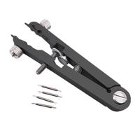 Teksome Watch Band Pliers,Watch Pin Removal Tool with Pins - Aluminum Alloy Maintenance Kit, Spring Plier Tweezer for Wrist Clock Repair
