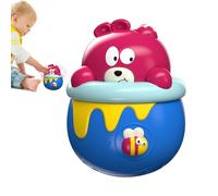 Teksome Wobbler Toys - Wobbling Sensory Doll Wobble Toy with Light | Learning Educational Games Enlightenment Soothing Doll for Boys & Girls