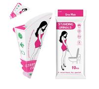 Teksome Women Urine Funnel for Travel | Woman Pee Funnel - Waterproof Leak-Proof Foldable Hygienic Urine Case Waterproof Coating for Bedridden Care Outdoor Events Road Trips