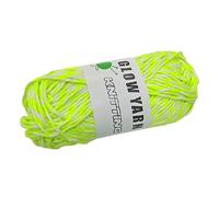 Teksome Yarn for Crochet - 57.9 Yards Fluorescent Scrubby Thread | Knitting Shining Yarn for Crocheting Weaving | Sewing Supplies for Knitting Crafts