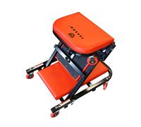 Tekson 2in1 Folding Mechanic Creeper Board Seat Stool Garage Workshop Roller Bed
