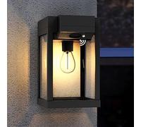tekstap Solar Wall Lights - 150° Motion Sensor with 3 Modes, IP65 Waterproof Outdoor Solar Lights for House/Garage/Front/Patio