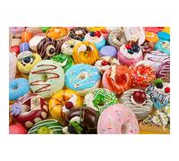 Tektalk 1000 Piece Puzzles for Adults Jigsaw Puzzles for Adults (Donut Feast)