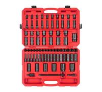 TEKTON 1/2 Inch Drive 12-Point Impact Socket Set, 78-Piece (5/16-1-1/2 in., 8-39 mm) | SID92408