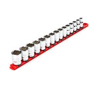 TEKTON 1/2 Inch Drive 12-Point Socket Set, 15-Piece (10-24 mm) | SHD92104