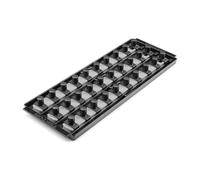 TEKTON 1/2 Inch Drive 3-Rail Socket Organizer Set, Gray (30-Tool) | OST26330