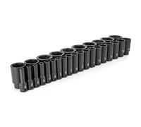 TEKTON 1/2 Inch Drive Deep 6-Point Impact Socket Set, 29-Piece (5/16-2 in.) | SID92007