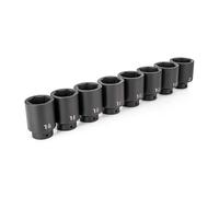 TEKTON 1/2 Inch Drive Deep 6-Point Impact Socket Set, 8-Piece (1-9/16-2 in.) | SID92005