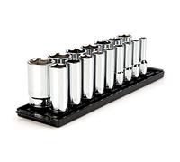 TEKTON 1/2 Inch Drive Deep 6-Point Socket Set, 16-Piece (3/8-1-5/16 in.) | SHD92005