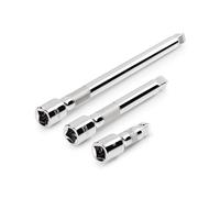 TEKTON 1/2 Inch Drive Wobble Extension Set, 3-Piece (3, 6, 10 in.) | SHA92015