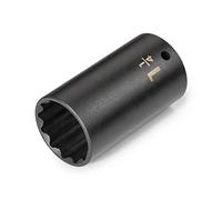 Tekton Impact Socket SID23232 - 1/2 Inch Drive, 1-1/4 Inch Deep, 12-Point