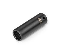 TEKTON 1/2 Inch Drive x 18 mm Deep 12-Point Impact Socket | SID23318