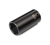 TEKTON 1/2 Inch Drive x 28 mm Deep 6-Point Impact Socket | SID23128