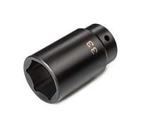 TEKTON 1/2 Inch Drive x 33 mm Deep 6-Point Impact Socket | SID23133