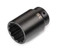TEKTON 1/2 Inch Drive x 39 mm Deep 12-Point Impact Socket | SID23339