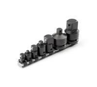 TEKTON 1/4, 3/8, 1/2, 3/4 Inch Drive Impact Adapter/Reducer Set with Guide (7 Pieces) | SIA99127