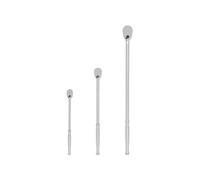 TEKTON 1/4, 3/8, 1/2 Inch Drive Long Ratchet Set, 3-Piece (9, 12, 18 in.) | SRH99003