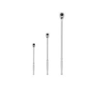 TEKTON 1/4, 3/8, 1/2 Inch Drive Quick-Release Long Ratchet Set, 3-Piece (9, 12, 18 in.) | SRH99123