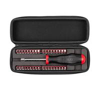 TEKTON 1/4 Inch Bit Driver and Bit Set with Case, 37-Piece | DBH93101