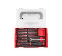 TEKTON 1/4 Inch Bit Driver and Bit Set with Mini Stacking Tool Box (74-Piece) | DRV36001