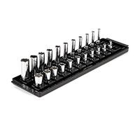 TEKTON 1/4 Inch Drive 6-Point Socket Set with Rails, 22-Piece (5/32-9/16 in.) | SHD90210