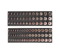 TEKTON 1/4 Inch Drive Shallow, Semi-Deep, and Deep 12-Point Socket Set with 12 x 4 Inch Foam Organizers, 87-Piece (5/32-11/16 in., 4-17 mm) | SHD90809