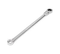 TEKTON Ratcheting Box End Wrench WRB35321 13/16 Inch Long Fixed/Flex Head 12-Point