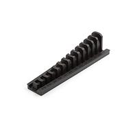 TEKTON 13-Tool 3/8 Inch Drive Crowfoot Wrench Organizer Rack, Black (5/16-1 in.) | ORG26113 | Made in USA