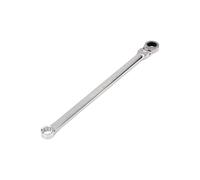 TEKTON 16 mm Long Fixed/Flex Head 12-Point Ratcheting Box End Wrench | WRB35416
