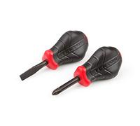 TEKTON 26751 Slotted and Phillips Stubby Screwdriver Set, 2-Piece