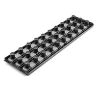 TEKTON 3/4 Inch Drive 3-Rail Socket Organizer Set, Gray (30-Tool) | OST37330 | Made in USA