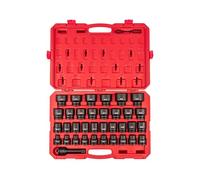 TEKTON 3/4 Inch Drive 6-Point Impact Socket Set with Case, 36-Piece (13-50 mm) | SID93418
