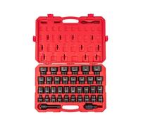 TEKTON 3/4 Inch Drive Shallow 6-Point Socket Set with Case, 37-Piece (13-50 mm) | SID93419