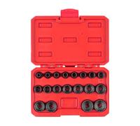 TEKTON 3/8 Inch Drive 12-Point Impact Socket Set, 19-Piece (6-24 mm) | SID91306