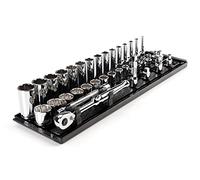 TEKTON 3/8 Inch Drive 12-Point Socket and Ratchet Set with Rails, 36-Piece (1/4-1 in.) | SKT13102