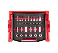 TEKTON 3/8 Inch Drive 12-Point Socket Set with Open Top Drawer and Rack, 30-Piece (1/4-1 in.) | OLB94306