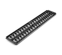 TEKTON 3/8 Inch Drive 2-Rail Socket Organizer Set, Gray (40-Tool) | OST13340 | Made in USA