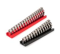 TEKTON 3/8 Inch Drive Crowfoot Wrench Set with Rack, 30-Piece (5/16-1 in., 8-24 mm) | WCF95301