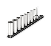 TEKTON 3/8 Inch Drive Deep 6-Point Socket Set, 9-Piece (5/16-3/4 in.) | SHD91105