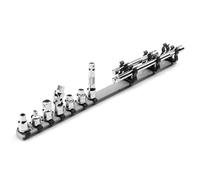 TEKTON 3/8 Inch Drive Extension and Accessory Set with Rail (9-Piece) | SHA91101