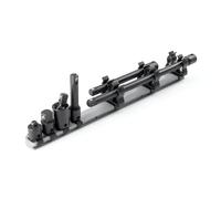 TEKTON 3/8 Inch Drive Impact Extension and Accessory Set with Rail (6-Piece) | SIA91101