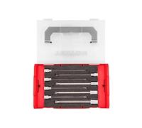 TEKTON 3/8 Inch Drive Long Triple Square Bit Socket Set with Mini Stacking Tool Box, 8-Piece (M4 - M12) | SHB91705