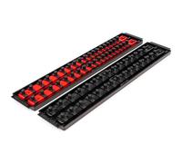 TEKTON 3/8 Inch Drive Socket Rail and Tray Set (68-Tool) | OST91901