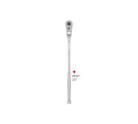 TEKTON 3/8 Inch Drive x 12 Inch Flex Head Quick-Release Bent Handle Ratchet | SRH33112