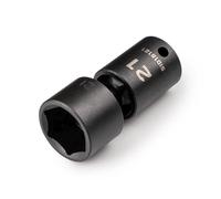 TEKTON 3/8 Inch Drive x 21 mm 6-Point Universal Joint Impact Socket | SID18121